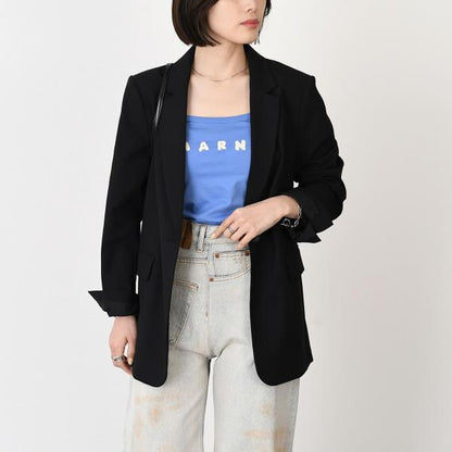 MARNI Marni scribble logo tank top 