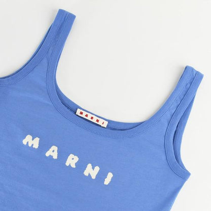 MARNI Marni scribble logo tank top 