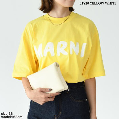 MARNI　レタリング ロゴTシャツ	THJET49EPHUS
