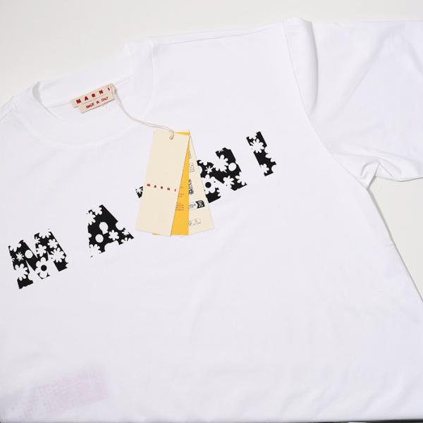 MARNI マルニ Pop Fields ロゴ コットンTシャツ