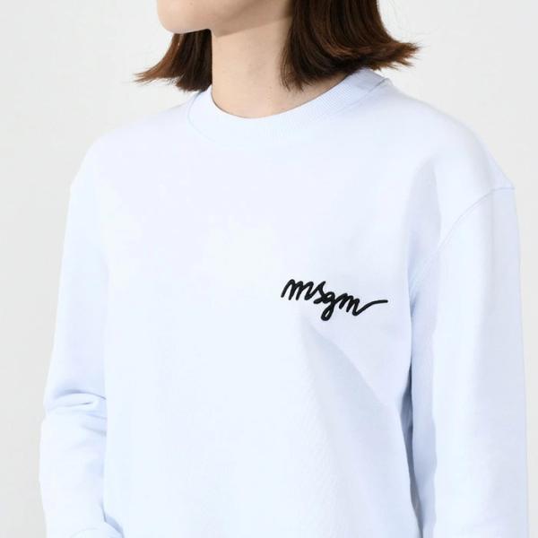 MSGM MSGM Mini Embroidered Logo Sweatshirt 