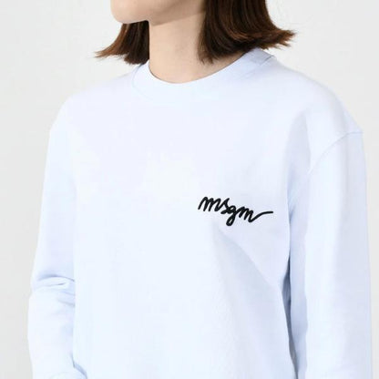 MSGM MSGM Mini Embroidered Logo Sweatshirt 