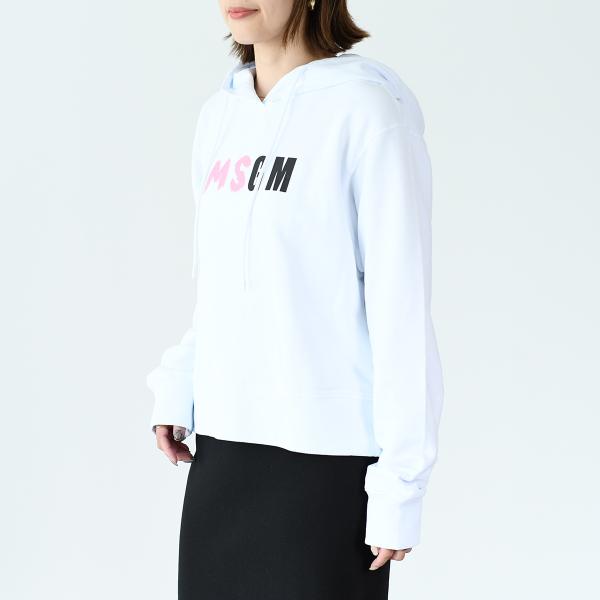 MSGM logo print hoodie 