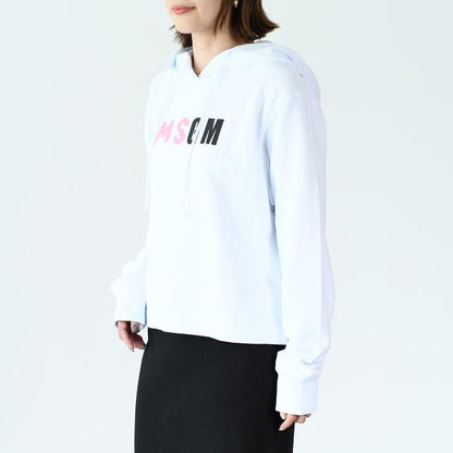 MSGM logo print hoodie 
