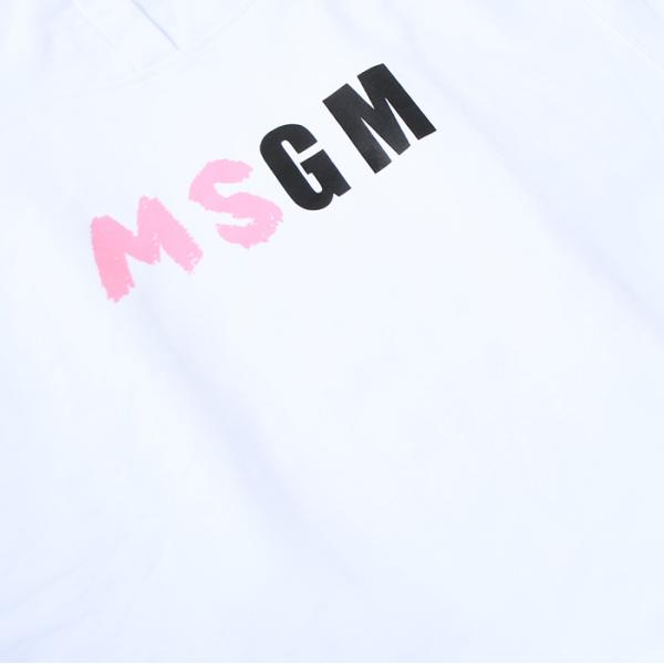 MSGM logo print hoodie 