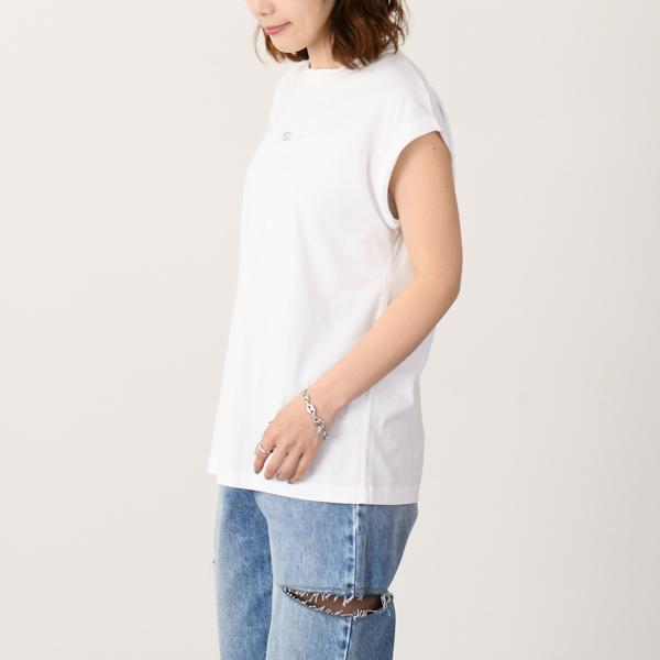 N21 numero ventuno ロゴグラフィックプリント ノースリーブ
