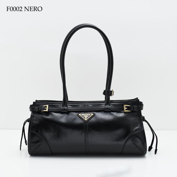 PRADA プラダ プラダ ボニー ミディアム レザー ハンドバッグ