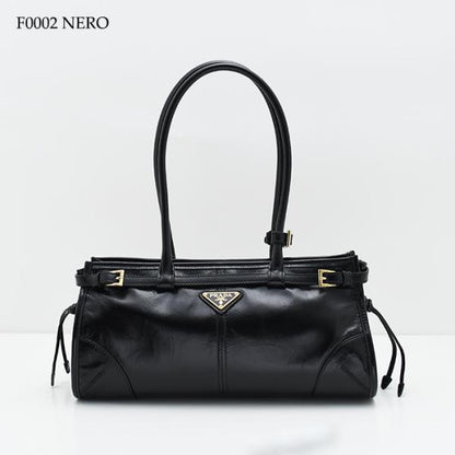 PRADA プラダ プラダ ボニー ミディアム レザー ハンドバッグ