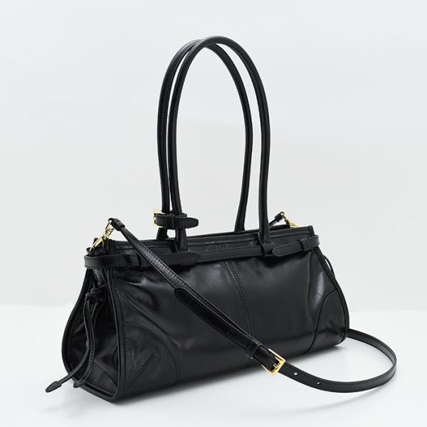 PRADA プラダ プラダ ボニー ミディアム レザー ハンドバッグ