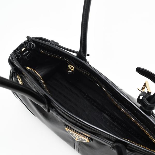 PRADA プラダ プラダ ボニー ミディアム レザー ハンドバッグ