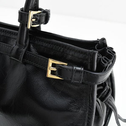 PRADA プラダ プラダ ボニー ミディアム レザー ハンドバッグ