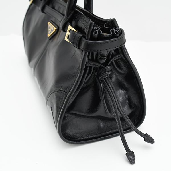 PRADA プラダ プラダ ボニー ミディアム レザー ハンドバッグ