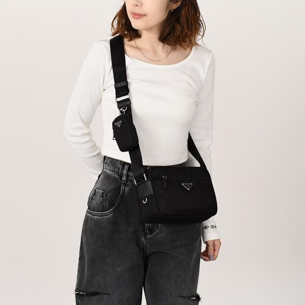 PRADA Re-Nylon ロゴショルダーバッグ