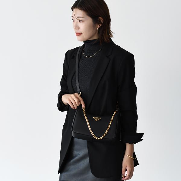 PRADA Re-Edition ソフトグレインレザー ミニバッグ