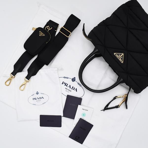 PRADA Re-Nylon 패디드 토트 백 