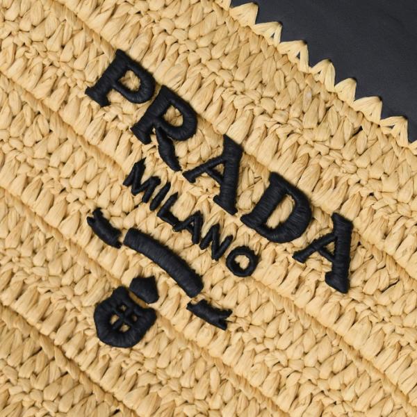 PRADA プラダ スモール クロシェxレザー トートバッグ