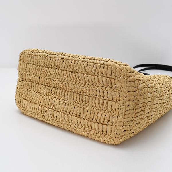 PRADA プラダ スモール クロシェxレザー トートバッグ