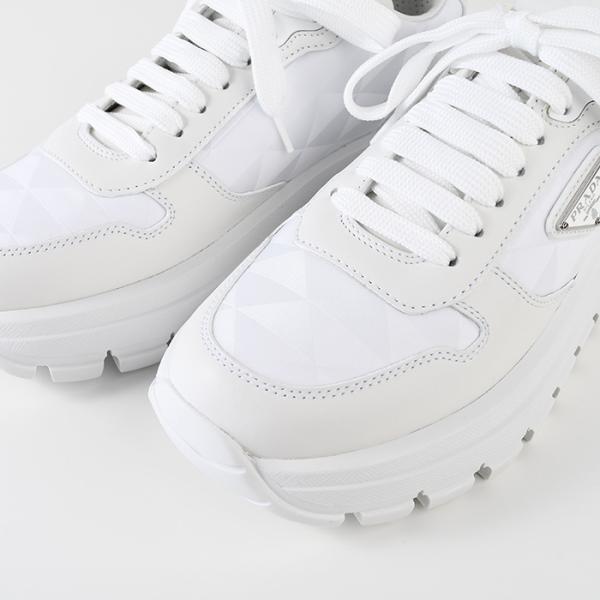 PRADA 프라다 Prax 01 Re-Nylon x 가죽 운동화 