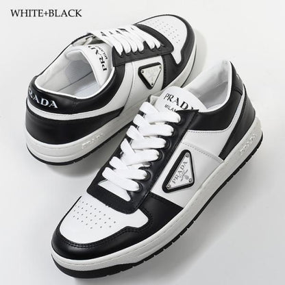 PRADA 다운타운 가죽 운동화 