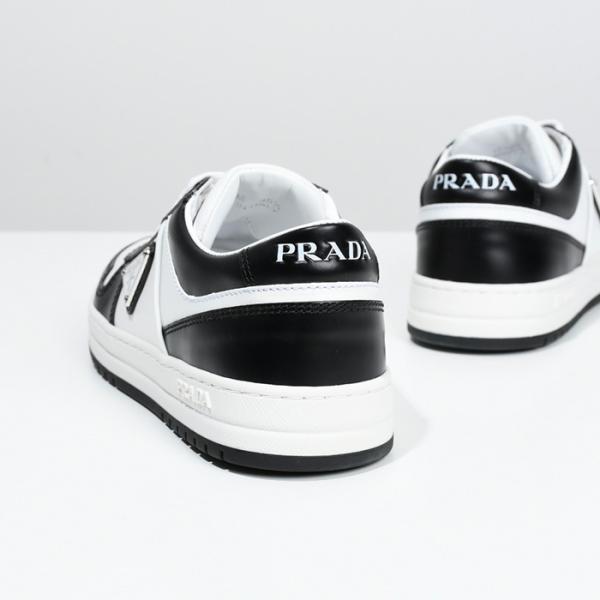 PRADA 다운타운 가죽 운동화 