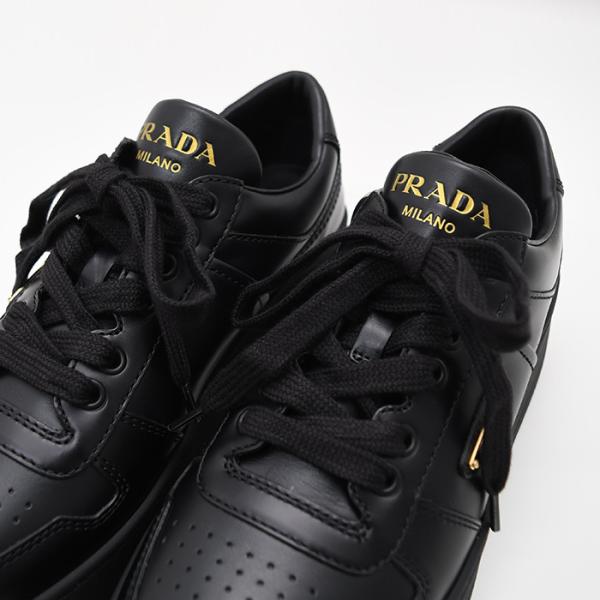 PRADA プラダ ダウンタウン ボールド レザー スニーカー