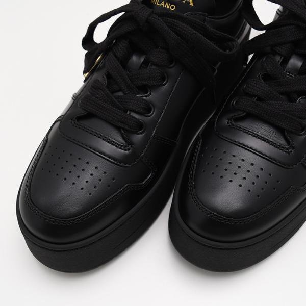 PRADA Downtown Bold Leather Sneakers – FELICE