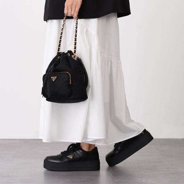 PRADA プラダ ダウンタウン ボールド レザー スニーカー