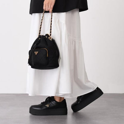 PRADA プラダ ダウンタウン ボールド レザー スニーカー