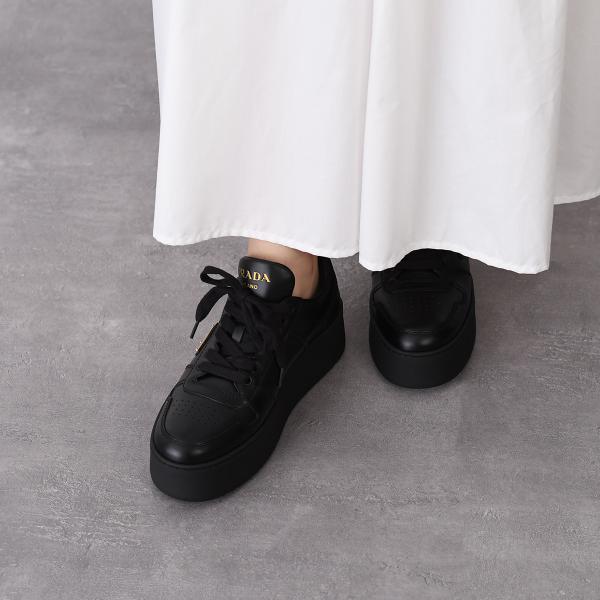 PRADA プラダ ダウンタウン ボールド レザー スニーカー