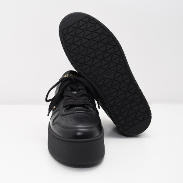 PRADA Downtown Bold Leather Sneakers – FELICE