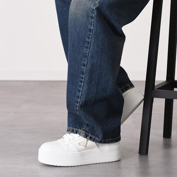 PRADA プラダ ダウンタウン ボールド レザー スニーカー