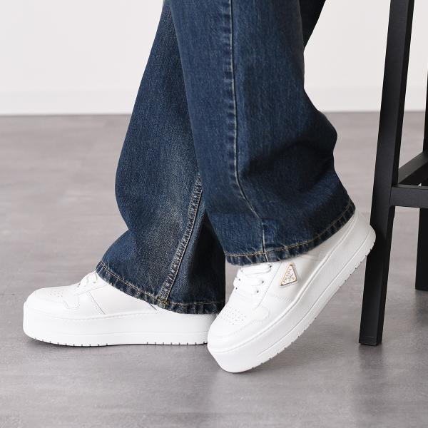 PRADA プラダ ダウンタウン ボールド レザー スニーカー