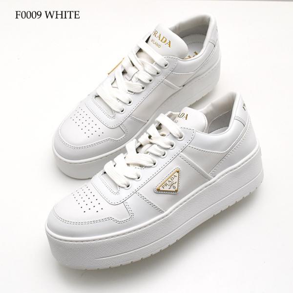 PRADA プラダ ダウンタウン ボールド レザー スニーカー