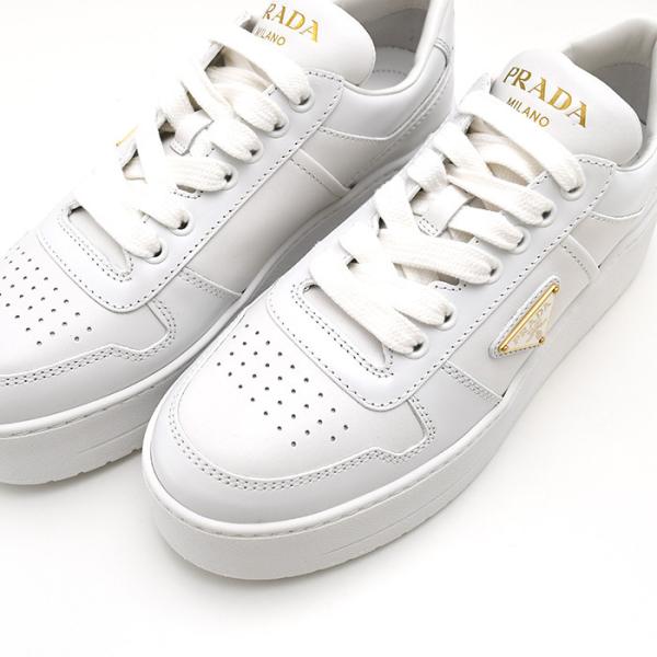 PRADA プラダ ダウンタウン ボールド レザー スニーカー