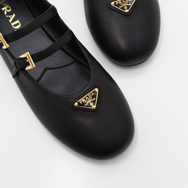 PRADA プラダ ナッパレザー バレリーナ シューズ
