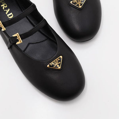 PRADA プラダ ナッパレザー バレリーナ シューズ