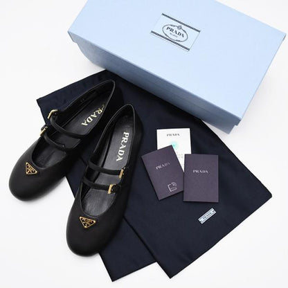 PRADA プラダ ナッパレザー バレリーナ シューズ