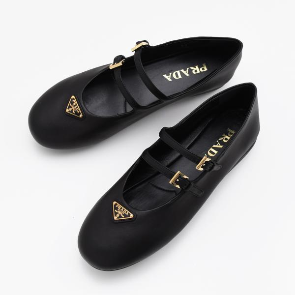 PRADA プラダ ナッパレザー バレリーナ シューズ