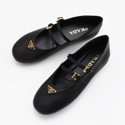 PRADA プラダ ナッパレザー バレリーナ シューズ