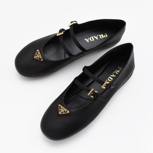PRADA プラダ ナッパレザー バレリーナ シューズ