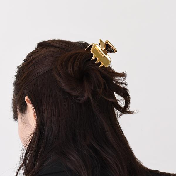 PRADA プラダ メタル ヘアクリップ