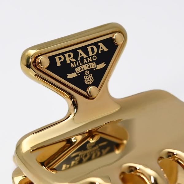 PRADA プラダ メタル ヘアクリップ