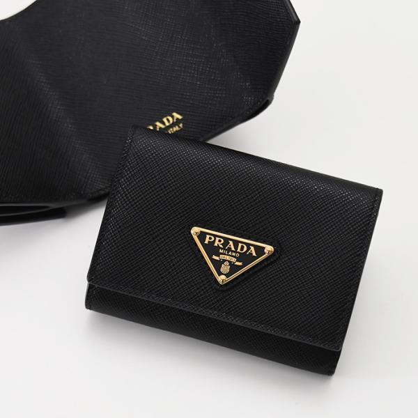 PRADA プラダ サフィアーノトライアングル 財布