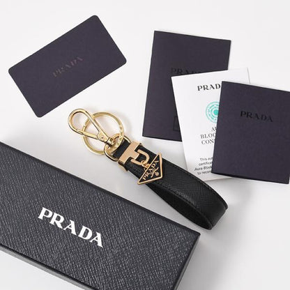 PRADA サフィアーノレザー キーリング