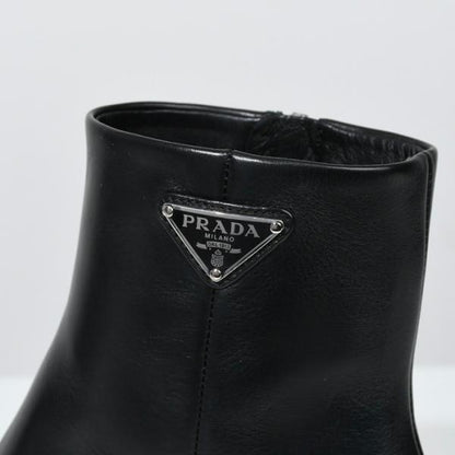 PRADA レザー ブーティー