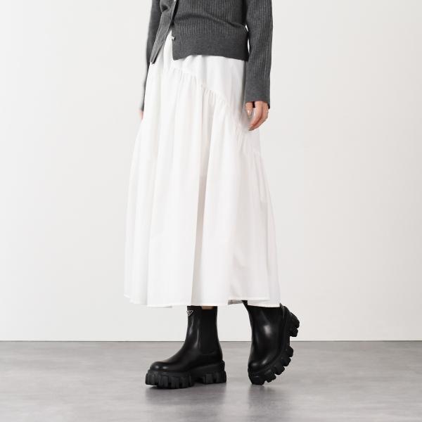 PRADA プラダ モノリス ブラッシュドレザー チェルシーブーツ