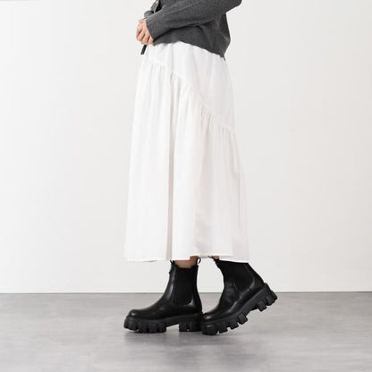 PRADA プラダ モノリス ブラッシュドレザー チェルシーブーツ