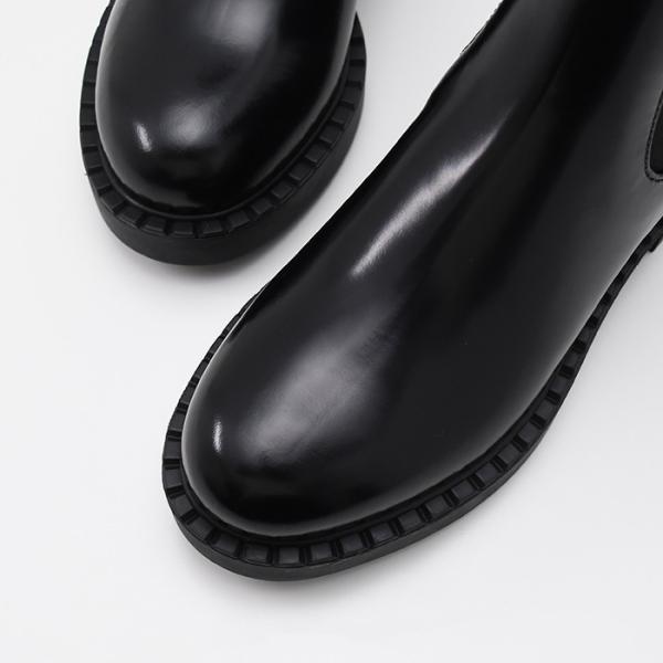 PRADA プラダ ブラッシュドカーフ チェルシーブーツ