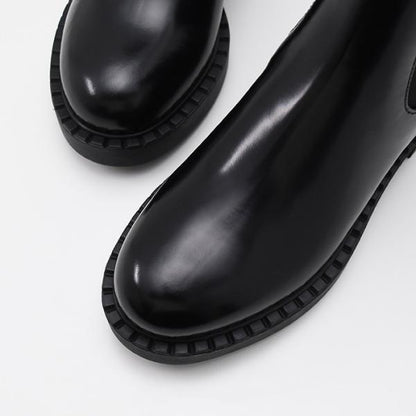 PRADA プラダ ブラッシュドカーフ チェルシーブーツ