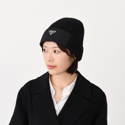 PRADA プラダ Re-Nylon x ウール ビーニー